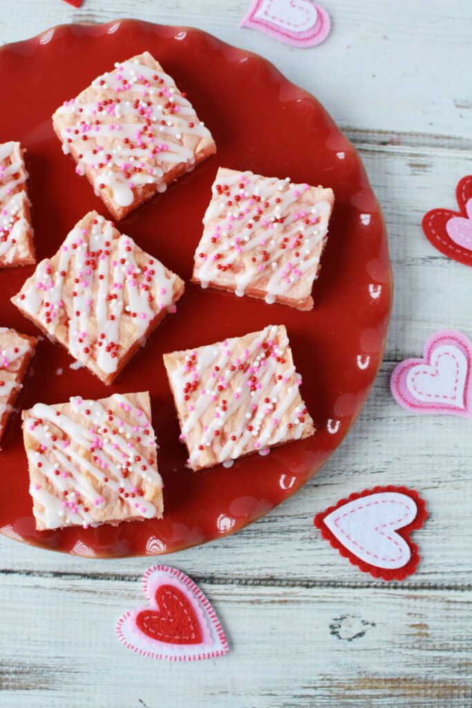 Strawberry Brownies - Valentine's Day Desserts