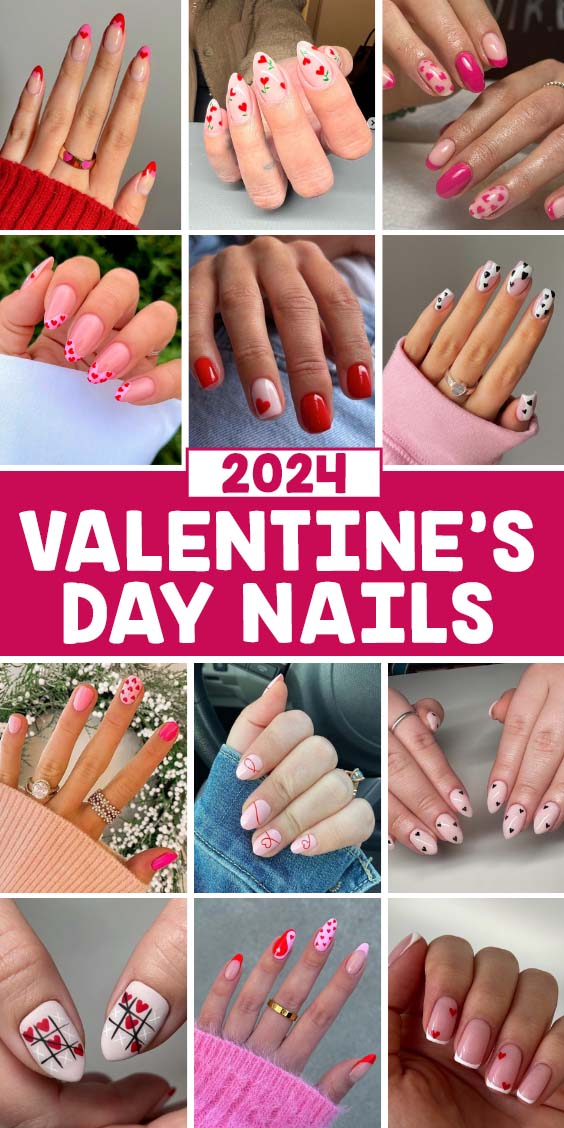 13 Cute Valentines Day Nails for Inspiration. These are some of the most adorable Valentines Nails ideas ever!