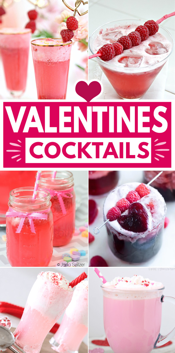 Great festive recipes to make for February 14th! Valentines Day Drinks | Valentines Day Cocktails