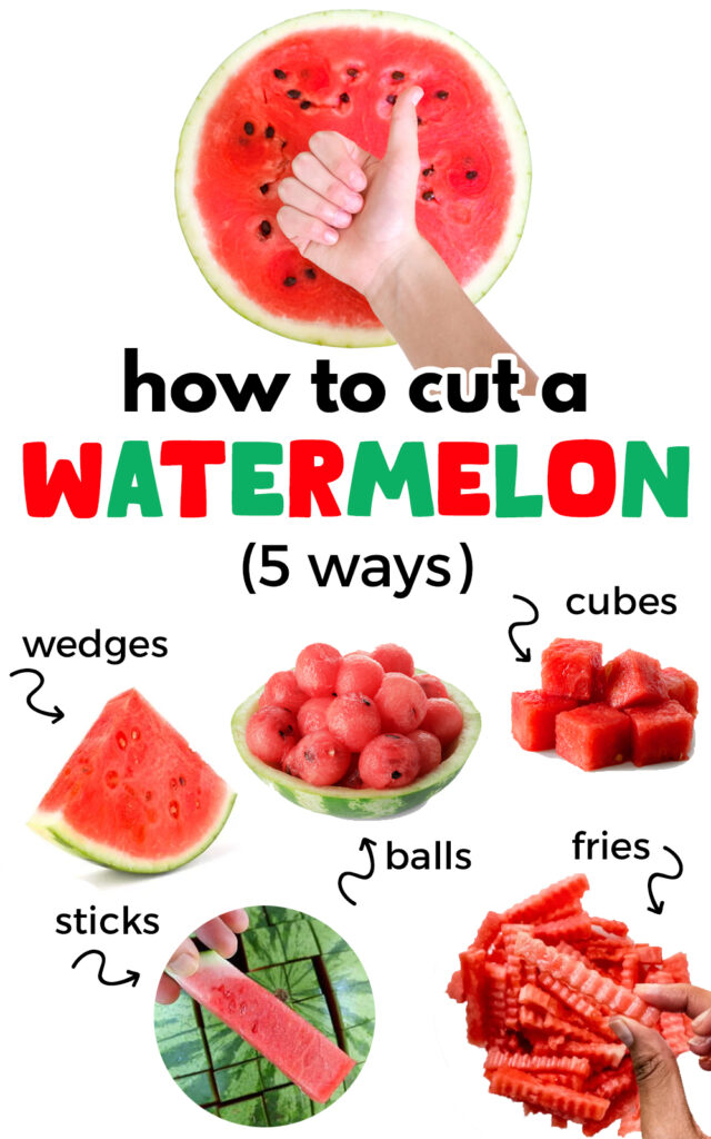 How To Cut A Watermelon (5 Ways) Perfect for summer when you want to grab bits of watermelon as a refreshing snack.