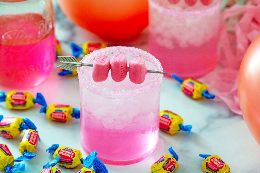 Double Bubble Cocktail - Boozy Candy Cocktails