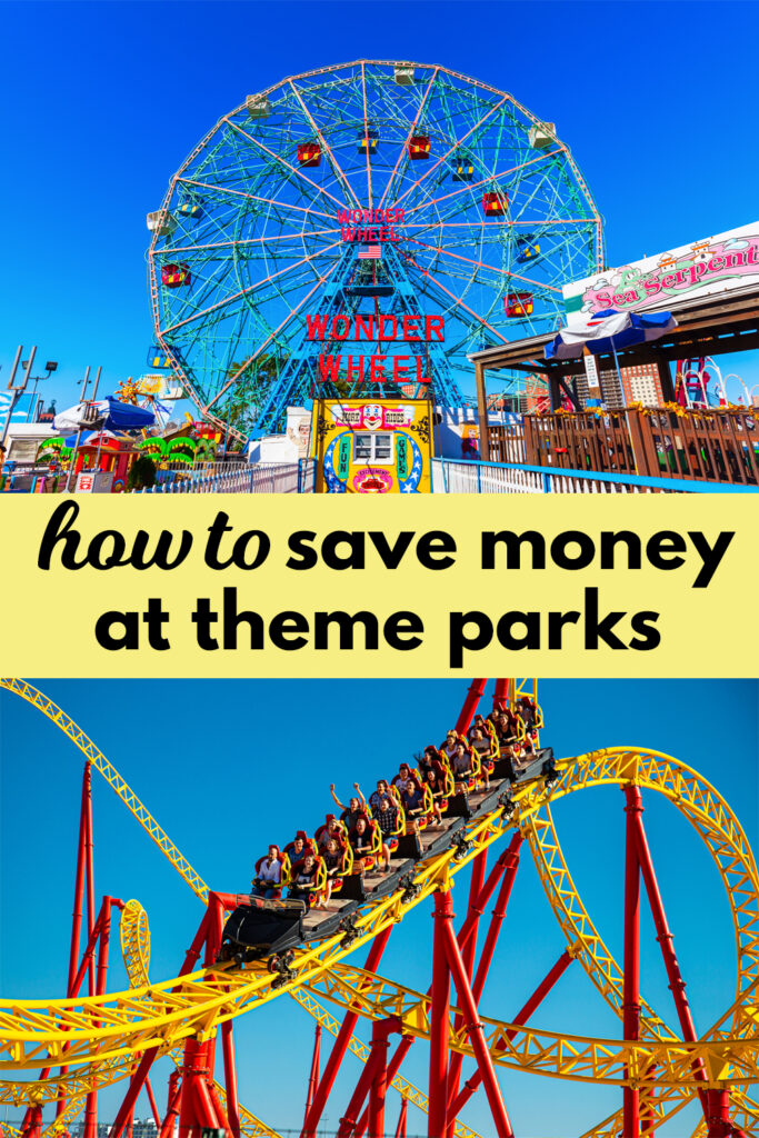 10 Ways to save money at an amusement park this summer so families can stretch their family vacation dollars as far as possible!