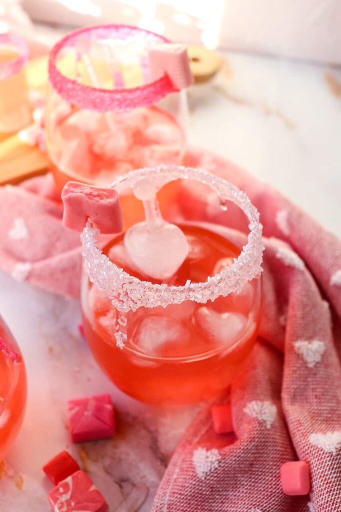 Pink Starburst Cocktail - Boozy Candy Cocktails